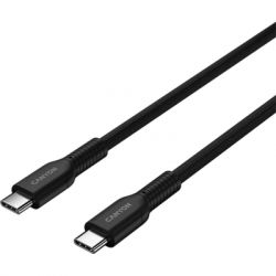 ���� ������ USB-C to USB-C 1.0m OnWire 60CL C-C 60W COLOR Braided 1m Black Canyon (CND-CCAP60AB10B) - �������� 2