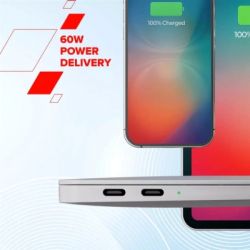 ���� ������ USB-C to USB-C 1.0m OnWire 60CL C-C 60W COLOR Braided 1m Black Canyon (CND-CCAP60AB10B) - �������� 6