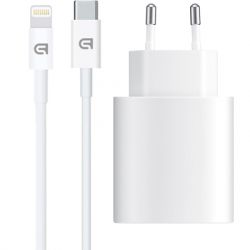 �������� ������� Armorstandart AMHJ83 20W USB-C White + cable USB-C to Lightning (ARM77724)