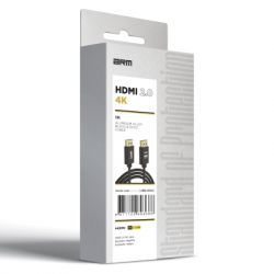 Кабель мультимедійний HDMI M to HDMI M 1.0m V2.0 4K black Armorstandart (ARM69368) - Картинка 3