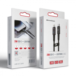 Дата кабель USB-C to Lightning 1.2m 20W black Armorstandart (ARM75865) - Картинка 2