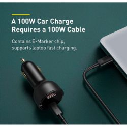 Зарядний пристрій Baseus Superme Digital Display PPS Dual Quick Charger Car Charger black (TZCCZX-01) - Картинка 12