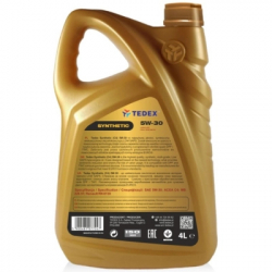 Моторна олива TEDEX SYNTETHIC (С4) MOTOR OIL 5W30 4л - Картинка 2
