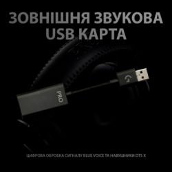 Гарнитура Logitech G Pro X with Stand Black (991-000358) - Картинка 11