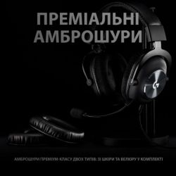 Гарнитура Logitech G Pro X with Stand Black (991-000358) - Картинка 8