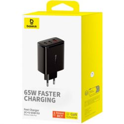 Зарядний пристрій Baseus Cube Pro Fast Charger 2C+U 65W black (P10152301113-00) - Картинка 7