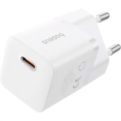 Зарядное устройство Baseus GaN5 Fast Charger USB-C 25W + Cable Type-C 100W white (P10110909213-01) - Картинка 2
