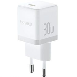 Зарядний пристрій Baseus Palm Fast Charger 1C 30W + Cable 1.0m Type-C 60W white (P10111605213-01) - Картинка 3