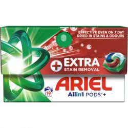 ������� ��� ������ Ariel Pods+ All-in-1 Extra Stain Removal ���������� ��������� ���� 19 ��. (8700216765800) - �������� 1