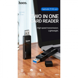 ��������� ����������� ����-���� HOCO USB3.0 to microSD, microSDHC, microSDXC, SD, SDHC, SDXC, HB20 Black (6931474735218) - �������� 5