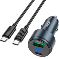 �������� ������� HOCO HOCO Z57 Glorious single-port USB -C PD30W + cable USB-C Metal Gray (6942007633062)