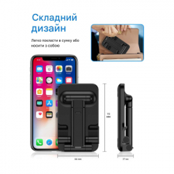 Підставка до планшета Dynamode smartphones/tablets 4-13 inches (Phone Stand black) - Картинка 7