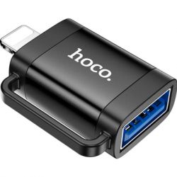 ���������� UA31A Lightning M to USB F OTG Black HOCO (6942007628082)