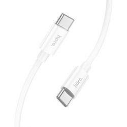 ���� ������ USB-C to USB-C 1.0m Magic silicone PD 60W X87 white HOCO (6931474783264) - �������� 2