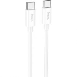 ���� ������ USB-C to USB-C 1.0m Magic silicone PD 60W X87 white HOCO (6931474783264)