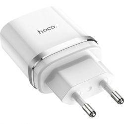 Зарядное устройство HOCO C12Q Smart USB QC3.0 + cable USB to USB-C 18W White (6931474716309) - Картинка 2