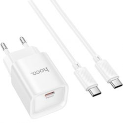 �������� ������� HOCO C146A Charm USB-C PD20W + cable USB-C to USB-C White (6942007630269) - �������� 2