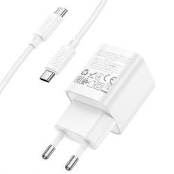 �������� ������� HOCO C146A Charm USB-C PD20W + cable USB-C to USB-C White (6942007630269) - �������� 3