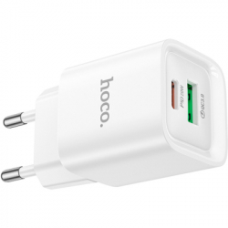 �������� ������� HOCO C147A Charm 1xUSB-C PD20W + 1xUSB QC3.0 White (6942007630276) - �������� 5