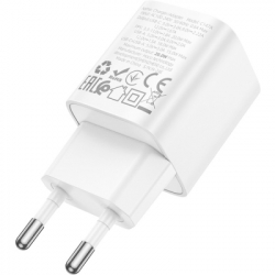 �������� ������� HOCO C147A Charm 1xUSB-C PD20W + 1xUSB QC3.0 White (6942007630276) - �������� 6
