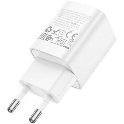Зарядний пристрій HOCO C148A Charm USB-C PD30W White (6942007630306) - Картинка 6