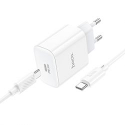�������� ������� HOCO C76A Pro Majestic USB-C PD30W + cable USB-C to USB-C White (6942007616324) - �������� 3