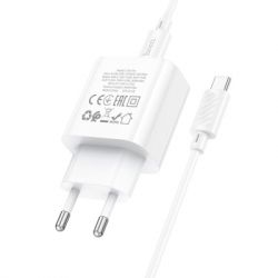 �������� ������� HOCO C76A Pro Majestic USB-C PD30W + cable USB-C to USB-C White (6942007616324) - �������� 6