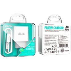 �������� ������� HOCO C76A Pro Majestic USB-C PD30W + cable USB-C to USB-C White (6942007616324) - �������� 7