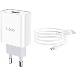   HOCO C81A Asombroso USB + cable Micro 5P 10.5W White (6931474727954)