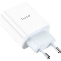�������� ������� HOCO C97A 1xUSB-C PD20W + 1xUSB QC3.0 White (6931474766076) - �������� 5