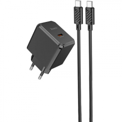 �������� ������� HOCO CS13A Ocean USB-C PD20W + cable USB-C to USB-C Black (6942007603843) - �������� 2