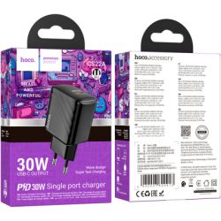Зарядний пристрій HOCO CS22A Value USB-C PD30W Black (6942007609913) - Картинка 6