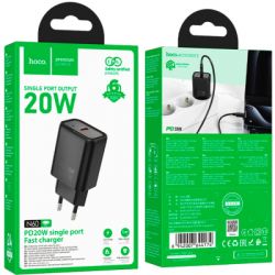 �������� ������� HOCO N60 Gentle USB-C PD20W Black (6942007644174) - �������� 4