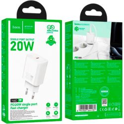   HOCO N60 Gentle USB-C PD20W White (6942007644181) -  4