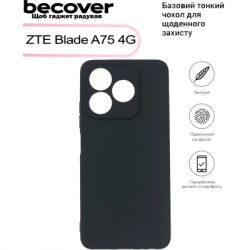 Чохол до мобільного телефона BeCover ZTE Blade A75 4G Black (713488) - Картинка 5