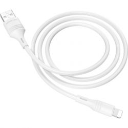 Дата кабель USB 2.0 AM to Lightning 1.0m 2.4A PVC BX43 white BOROFONE (6931474735584) - Картинка 2