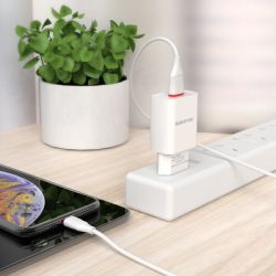 �������� ���������� BOROFONE BA20A Sharp USB 10.5W White (6931474700681) - �������� 5