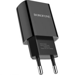 Зарядное устройство BOROFONE BA20A Sharp USB + cable USB to Micro 5P 10.5W Black (6931474702135) - Картинка 4