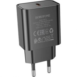   BOROFONE BA71A Power USB-C PD20W Black (6974443387957)