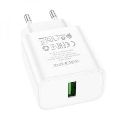  BOROFONE BA72A Spring USB QC3.0 White (6974443388558)