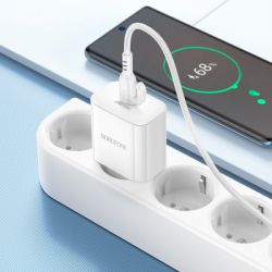 �������� ������� BOROFONE BA81A USB-C PD20W + cable USB-C to USB-C White (6941991108204) - �������� 9