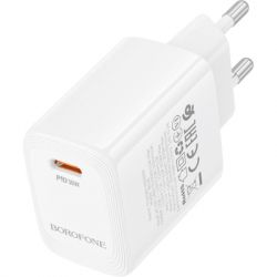 Зарядний пристрій BOROFONE BN28 Fuente USB-C PD30W White (6941991120299) - Картинка 3