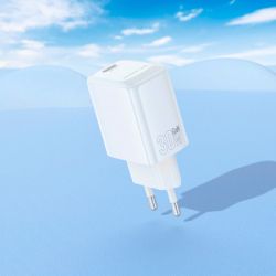 Зарядний пристрій BOROFONE BN28 Fuente USB-C PD30W White (6941991120299) - Картинка 8