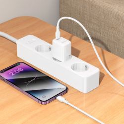 Зарядний пристрій BOROFONE BN28 Fuente USB-C PD30W White (6941991120299) - Картинка 9