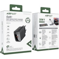Зарядное устройство Acefast A102 USB-C PD30W GaN Black (6974316283287) - Картинка 7