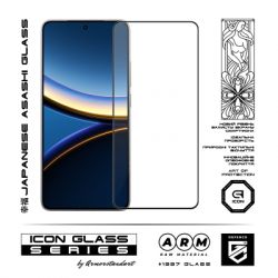 Стекло защитное Armorstandart Icon Xiaomi Poco F7 Pro Black (ARM80410) - Картинка 2