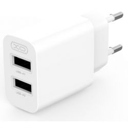 Зарядний пристрій XO L109 12W 2xUSB-A White (L109_White) - Картинка 2