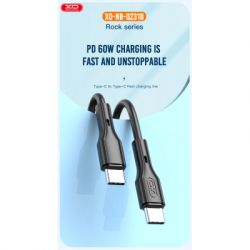 ���� ������ USB-C to USB-C 1.0m 60W Rock XO (NBQ231B_White) - �������� 2