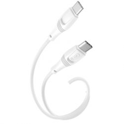 ���� ������ USB-C to USB-C 1.0m 60W High Elastic Zeus XO (NBQ239B_White) - �������� 3