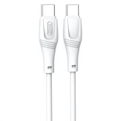 ���� ������ USB-C to USB-C 1.0m 60W High Elastic Zeus XO (NBQ239B_White)